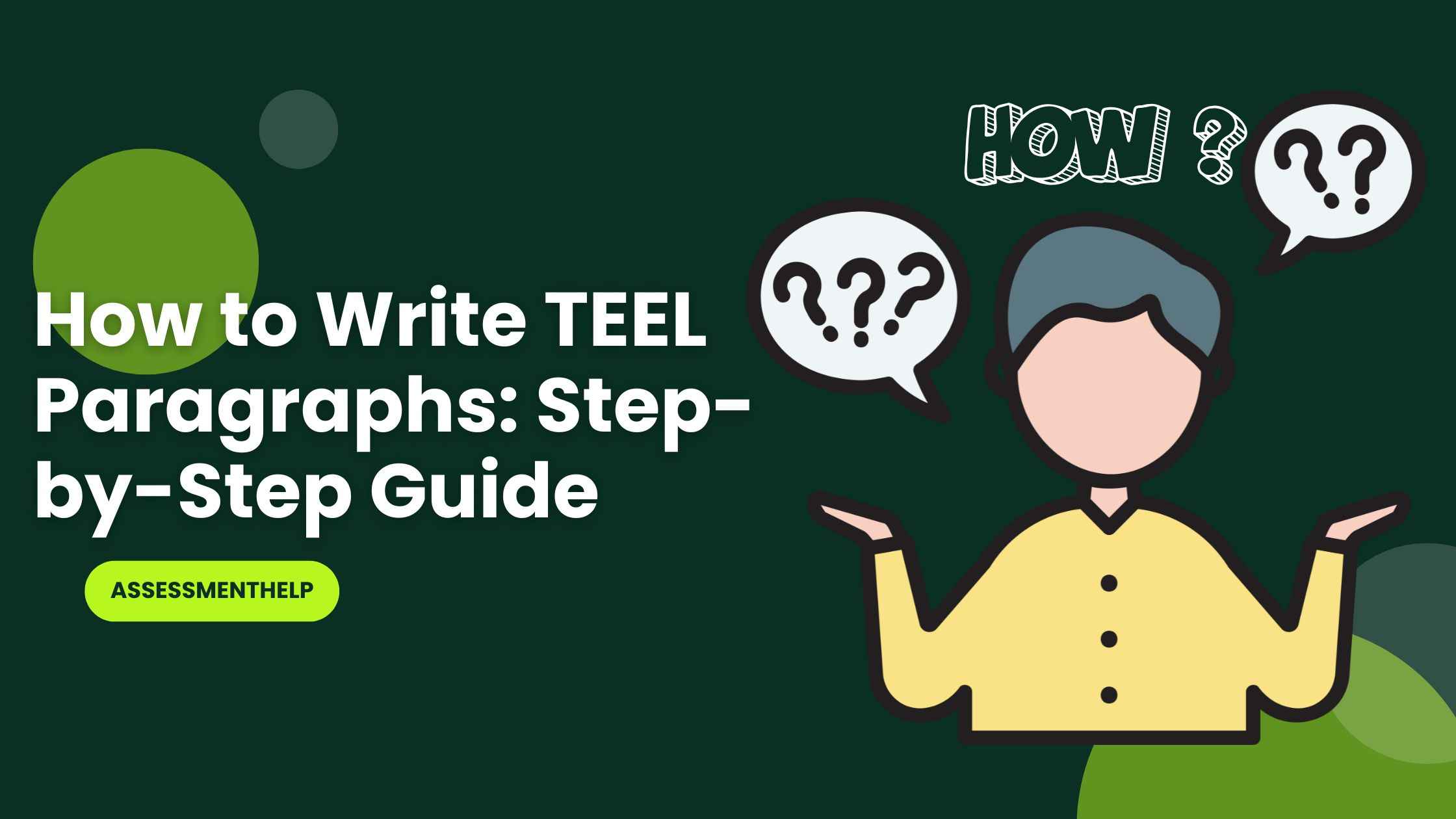 How to Write TEEL Paragraphs