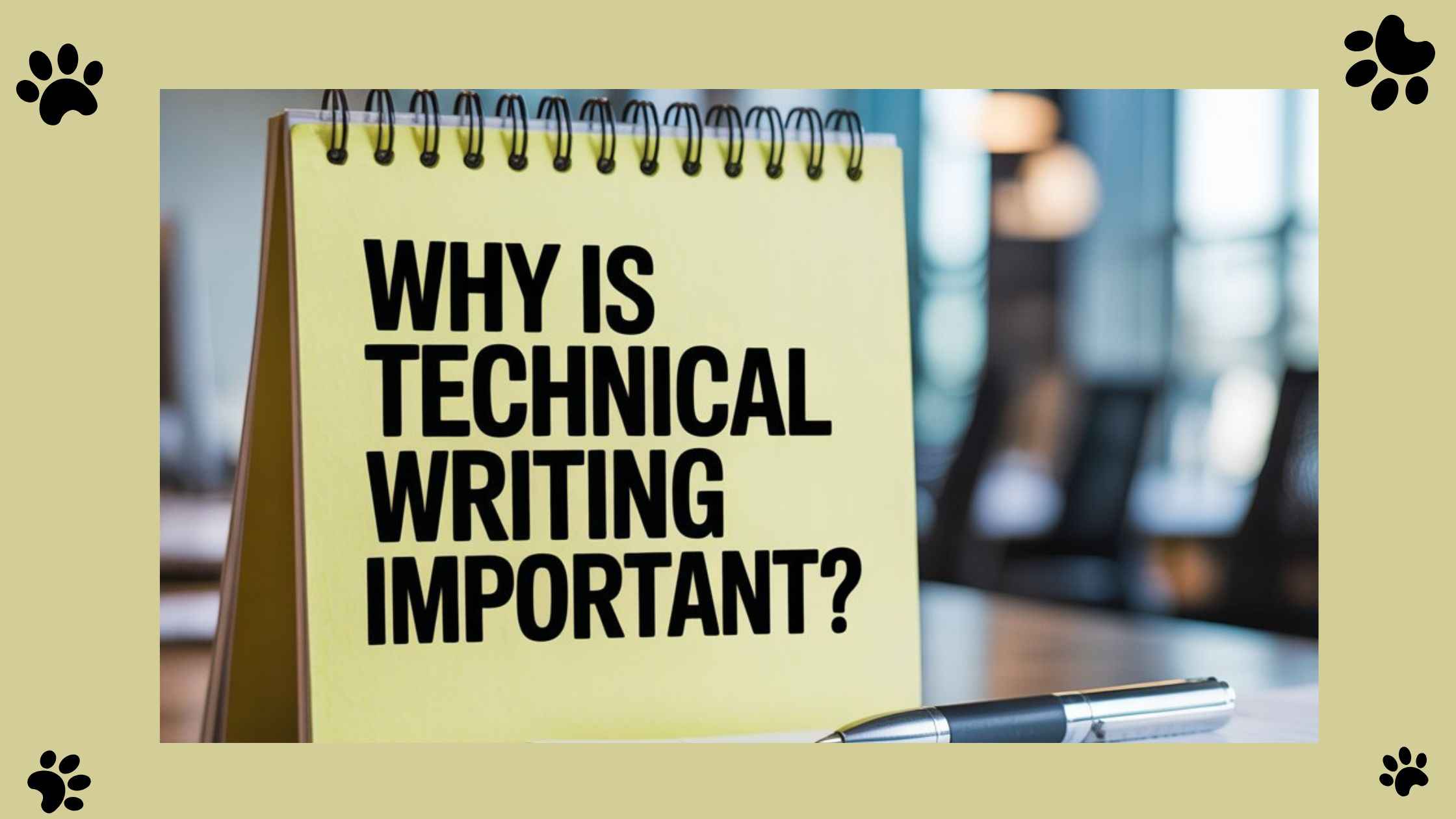 why is technical writing important