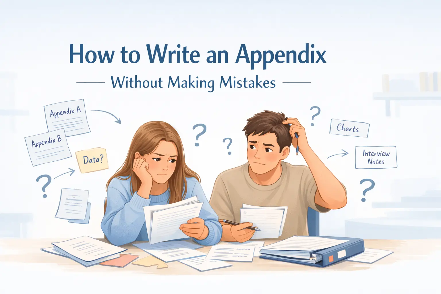 How to Write an Appendix Without Making Mistakes?
