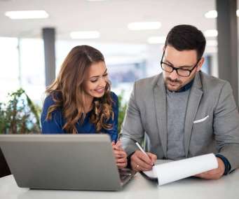 two people are doing assignment